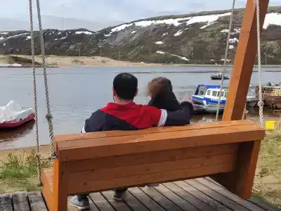 В центре старой Териберки - 80