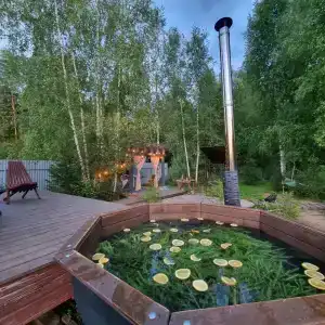 Дом с баней и чаном у леса - 81