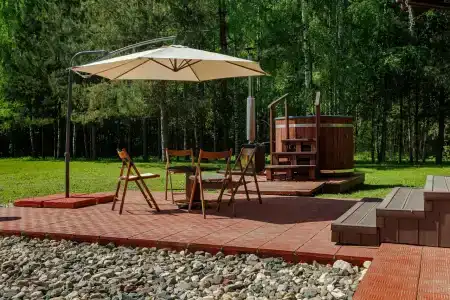 Дом Zarechye с русской баней и горячей купелью - 29