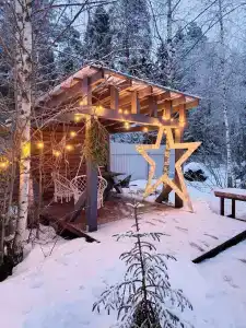 Дом с баней и чаном у леса - 23