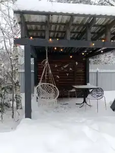 Дом с баней и чаном у леса - 43