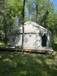 Юрта-парк на острове - 23