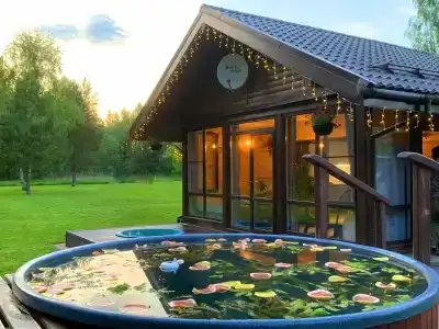 Дом Zarechye с русской баней и горячей купелью - 36