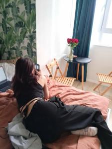 Смарт-студия Зелёная с балконом - 35