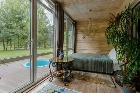 Дом Zarechye с русской баней и горячей купелью - 30