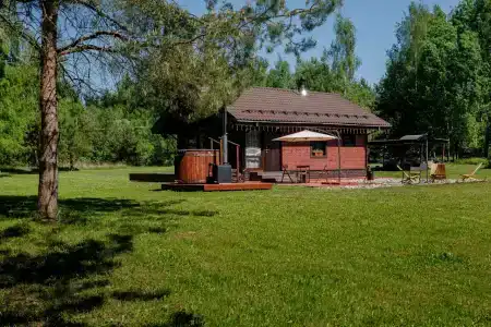 Дом Zarechye с русской баней и горячей купелью - 9