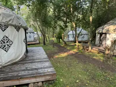 Юрта-парк на острове - 41