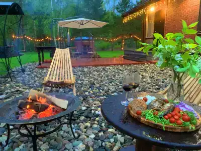 Дом Zarechye с русской баней и горячей купелью - 18