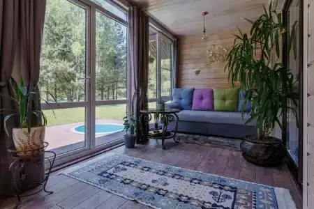 Дом Zarechye с русской баней и горячей купелью - 47