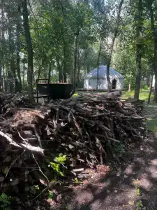 Юрта-парк на острове - 24