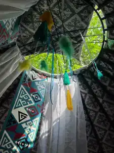 Юрта-парк на острове - 58