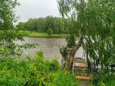 Дом у озера в Шапкино - 10
