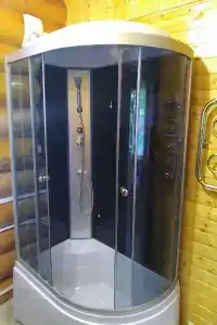 Бревенчатый дом в лесу - 28