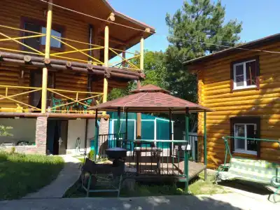 Бревенчатый дом в лесу - 47