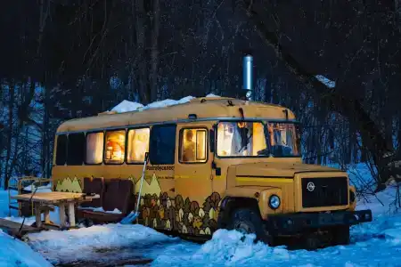 Автобус в лесу - 25