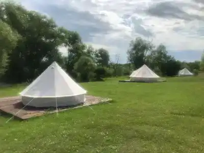 FamilyGlamp Куликово Поле - уютный семейный глэмпинг на берегу реки - 33