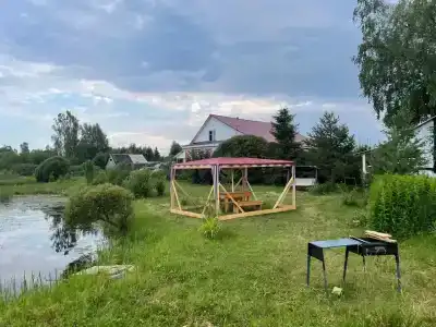 Гостевой дом на берегу реки с баней - 34