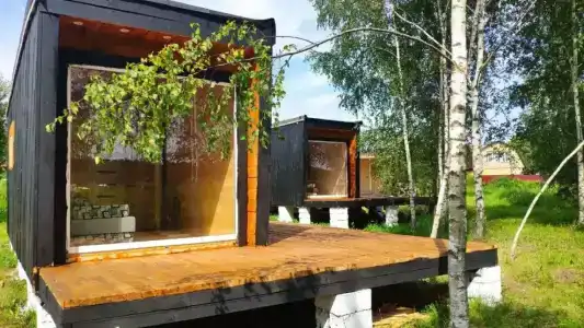 Виллы Близнецы в арт-парке Никола и Ленивец - 16