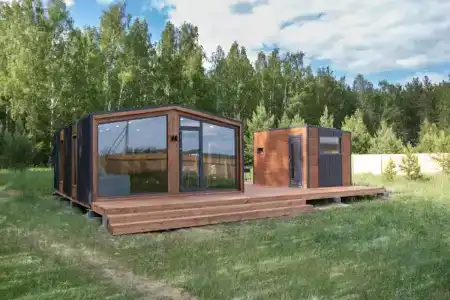 База отдыха на опушке