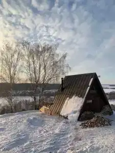 Шале с горячей купелью - 57