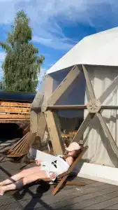 Купольные дома-сферы на ферме - 1