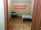 1-местный 1-комнатный номер эконом с 1 односпальной кроватью (без окна, мансарда, блочный номер)