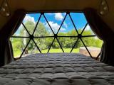 Сфера (светлая) с панорамным окном и видом  на реку
