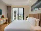 Senior Deluxe Double Room with City View and Balcony