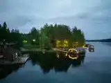 Плавдом "Островок" с дровяной сауной (6+2 чел.)