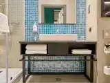 Standard Double Room with Two Double Beds and Courtyard View