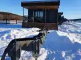 Всесезонный домик на двоих с двуспальной кроватью (В гостях у Волка)