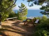 Поляна под палатку с видом на море №6