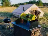 Палатка для двоих в общем лагере