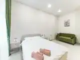 Двухместный номер с 1 двуспальной кроватью и раскладным диваном