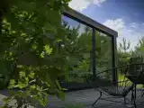 Двухместный домик Modern  с панорамным окном и большой сеткой-гамаком