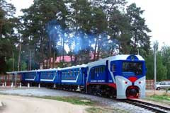 Детская железная дорога в Кратово